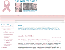 Tablet Screenshot of brainmetsbc.org